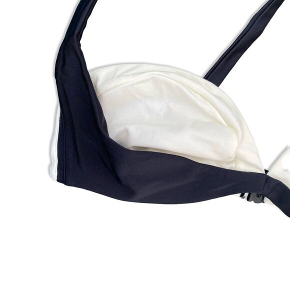 NWT Tularosa Asha bikini Top Black & White swimsuit separate Revolve M - Picture 6 of 9